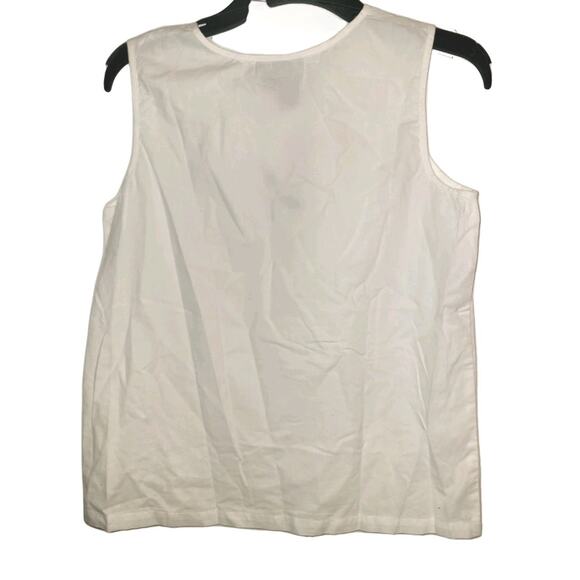 VTG 90s Willow Ridge Top Women's S Floral Embroidered Patch| Cottagecore Minimal - Picture 5 of 7